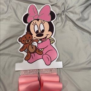 Minnie Mouse baby hair bow holder